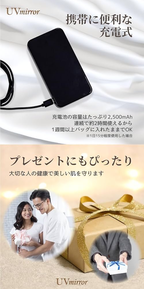 FUNKS UVカメラ付きミラー 手鏡 コンパクト (ブラック) FUNKS UVカメラ付きミラー 手鏡 コンパクト (ブラック) Amazon